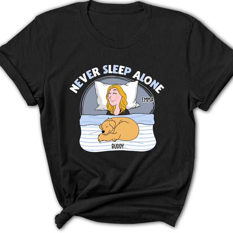 Never Sleep Alone - Personalized Custom Women&