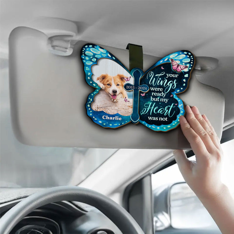 Always Beside You Ver Pet - Personalized Custom Car Visor Clip