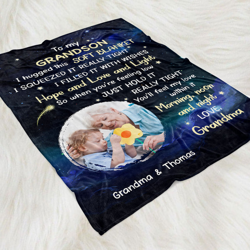 Hope And Love And Light Photo - Personalized Custom Fleece Blanket