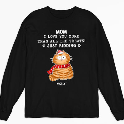 All The Treats For Cat - Personalized Custom Long Sleeve T-shirt