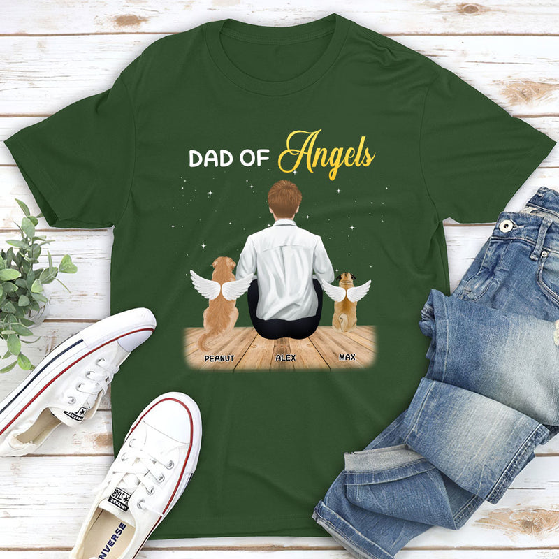 Parents Of Angels - Personalized Custom Premium T-shirt