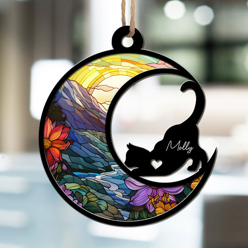 Loss Of Cat - Personalized Custom Suncatcher