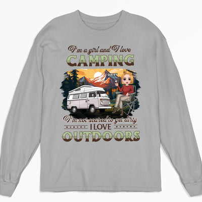 Camping Lover - Personalized Custom Long Sleeve T-shirt