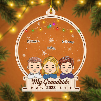 Adorable Grandkids - Personalized Custom Acrylic Ornament