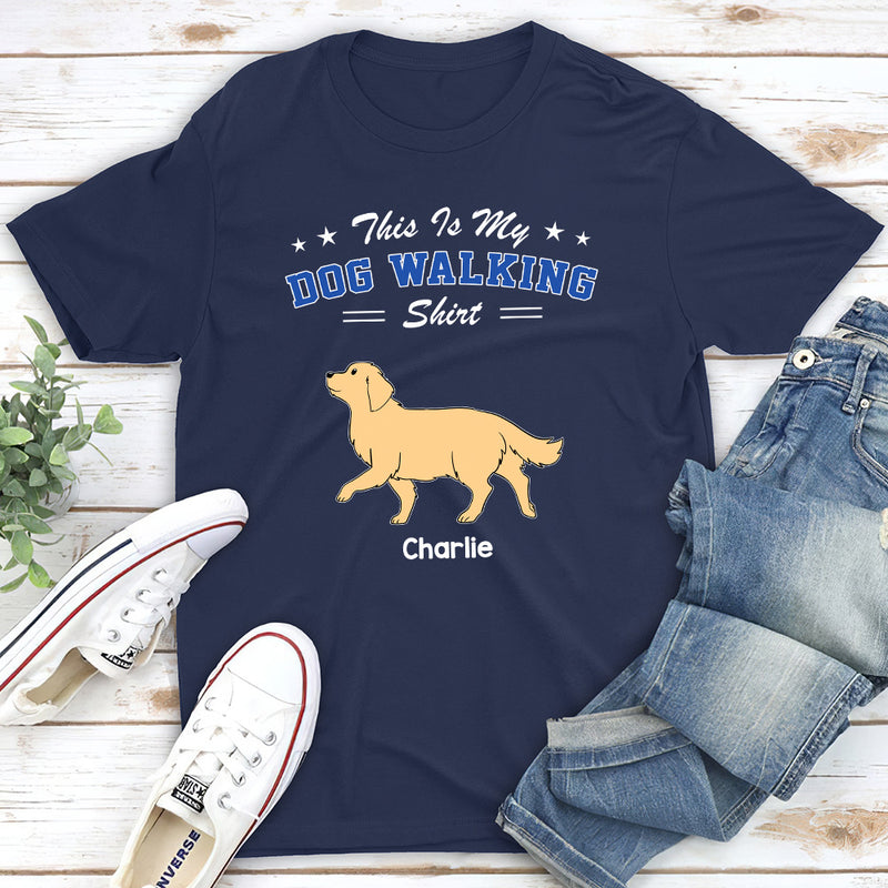 Dog Walking - Personalized Custom Unisex T-shirt