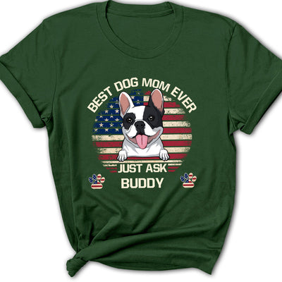 American Best Mom/Dad - Personalized Custom Women's T-shirt