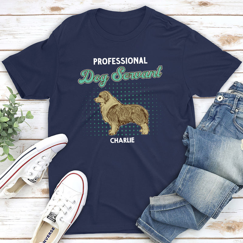 Professional Dog Servant - Personalized Custom Premium T-shirt