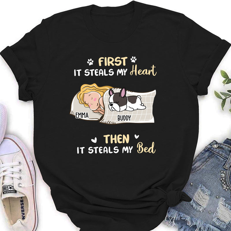 Dog Steal My Bed - Personalized Custom Women&