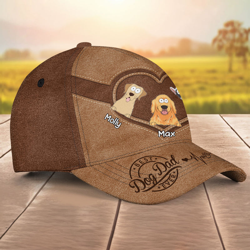 Best Dog Dad Ever - Personalized Custom Cap