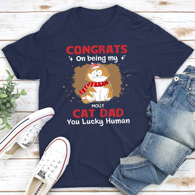 Lucky Human - Personalized Custom Unisex T-shirt