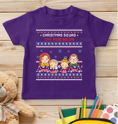 Family Squad - Personalized Custom Youth T-shirt