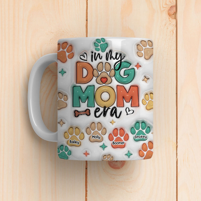 Dog Mom Era - Personalized Custom Coffee Mug