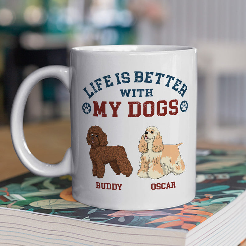 Retro Life Is Better - Personalized Custom Coffee Mug
