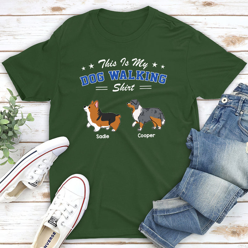 Dog Walking - Personalized Custom Unisex T-shirt