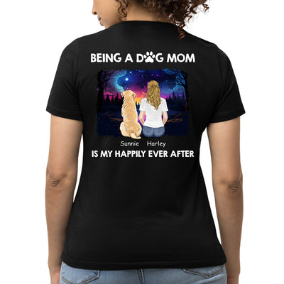 Happy Mom Together - Personalized Custom Women's T-shirt