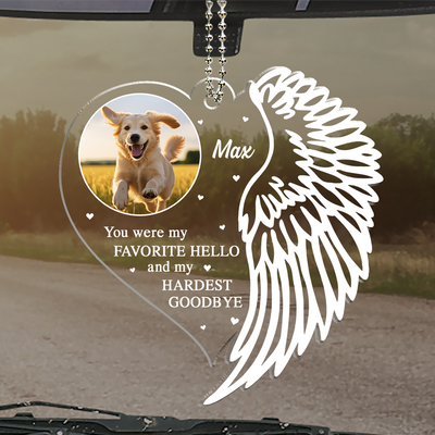 You Are Always In My Heart - Personalized Acrylic Car Ornament