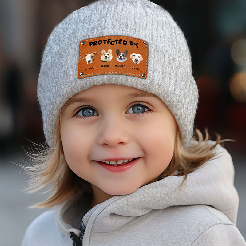 Protected By Pets Photo - Personalized Custom Beanie