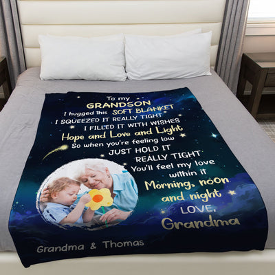 Hope And Love And Light Photo - Personalized Custom Fleece Blanket