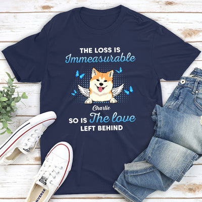 The Loss Is Immeasurable - Personalized Custom Unisex T-shirt