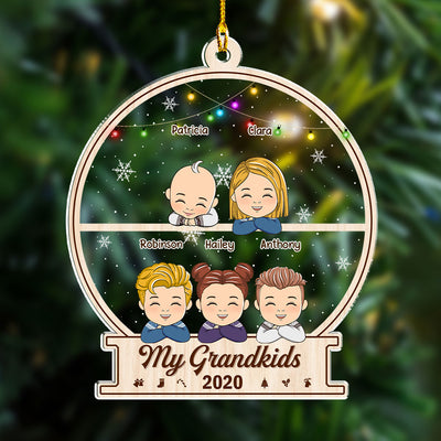 Adorable Grandkids - Personalized Custom Acrylic Ornament