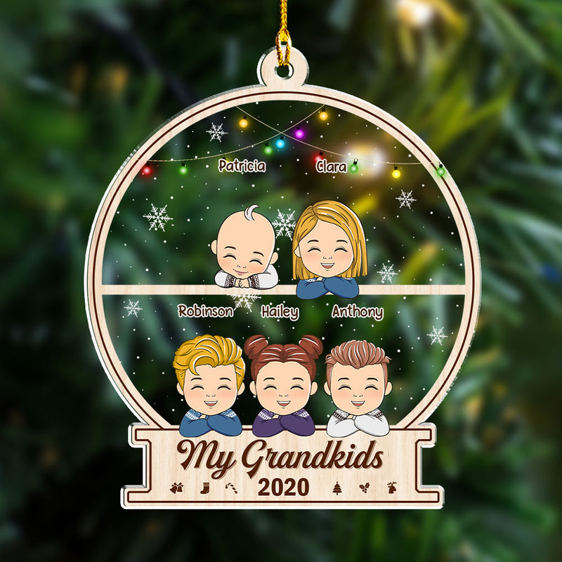 Adorable Grandkids - Personalized Custom Acrylic Ornament