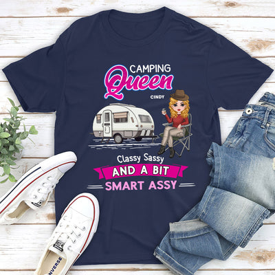 Camping Queen - Personalized Custom Unisex T-shirt