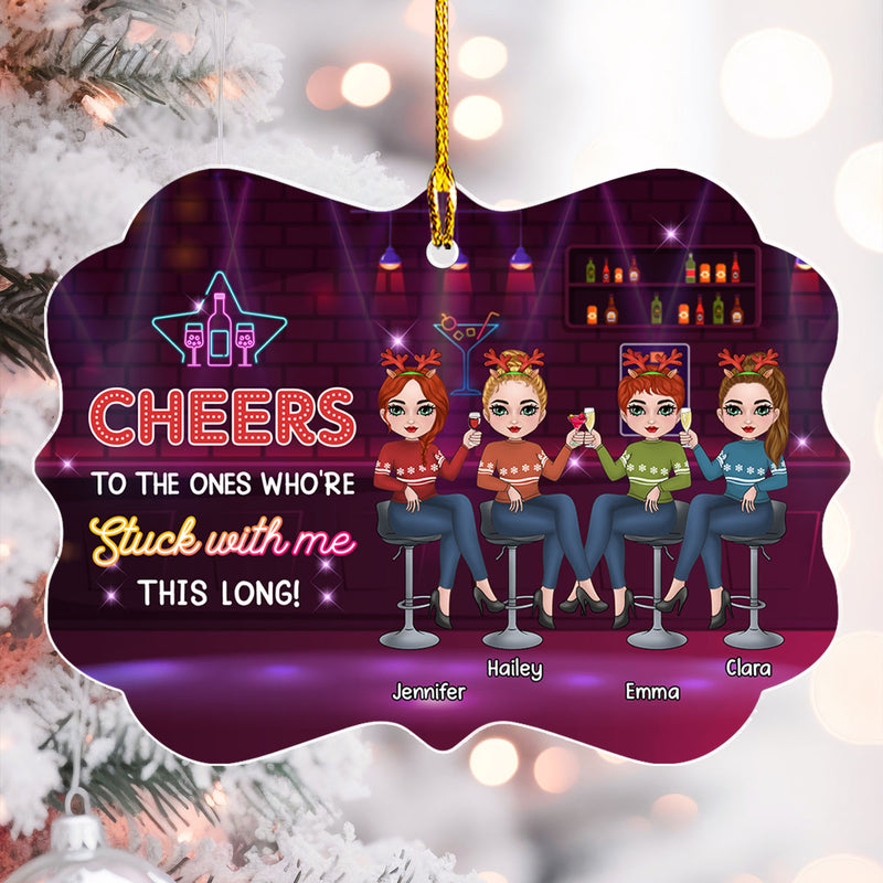 Stuck With Me - Personalized Custom Acrylic Ornament