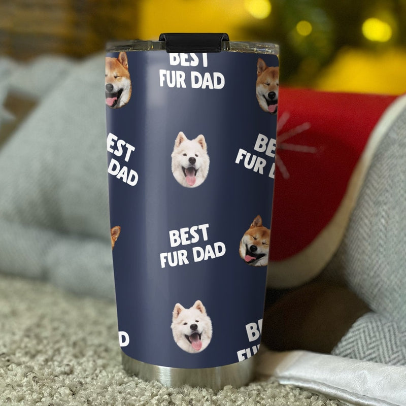 Best Mom Dad Pet Face - Personalized Custom Tumbler