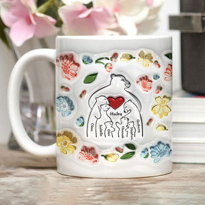 Mama Bear - Personalized Custom 3D Inflated Effect Mug