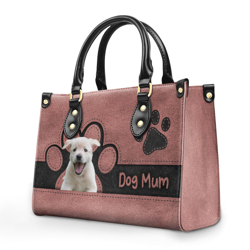 Fur Mom Elegant - Personalized Custom Leather Bag