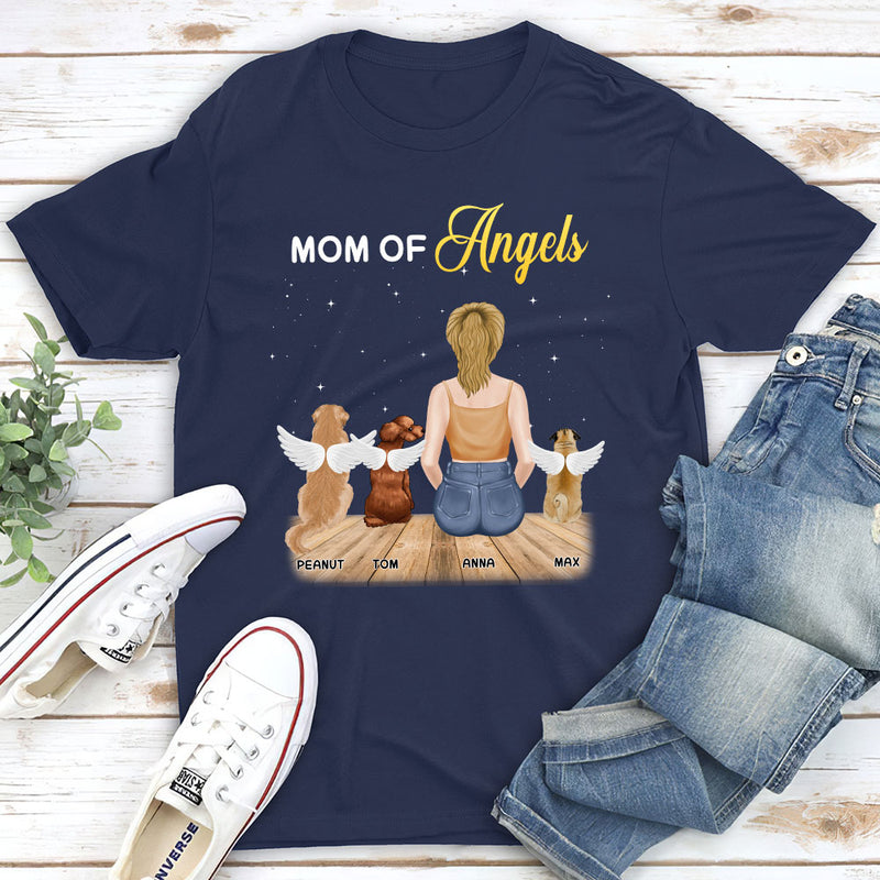 Parents Of Angels - Personalized Custom Premium T-shirt