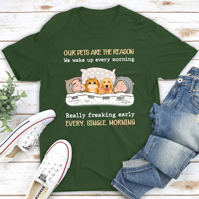 My Pet Reason Couple - Personalized Custom Unisex T-shirt