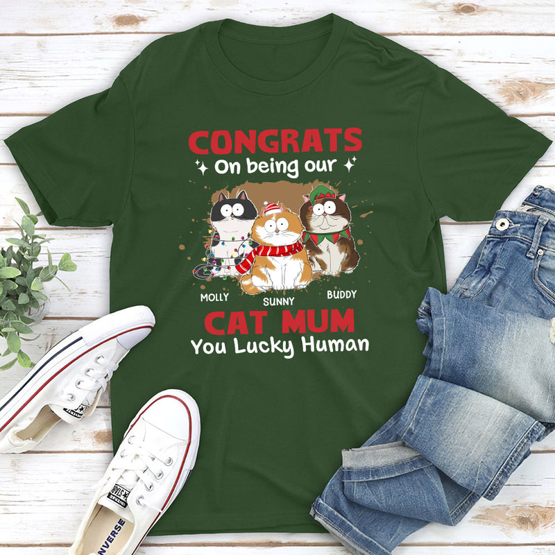 Lucky Human - Personalized Custom Premium T-shirt