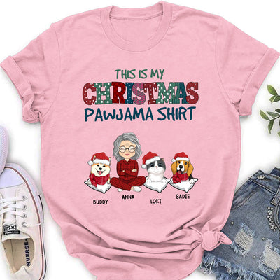 Pets Christmas Pawjama  - Personalized Custom Women's T-shirt