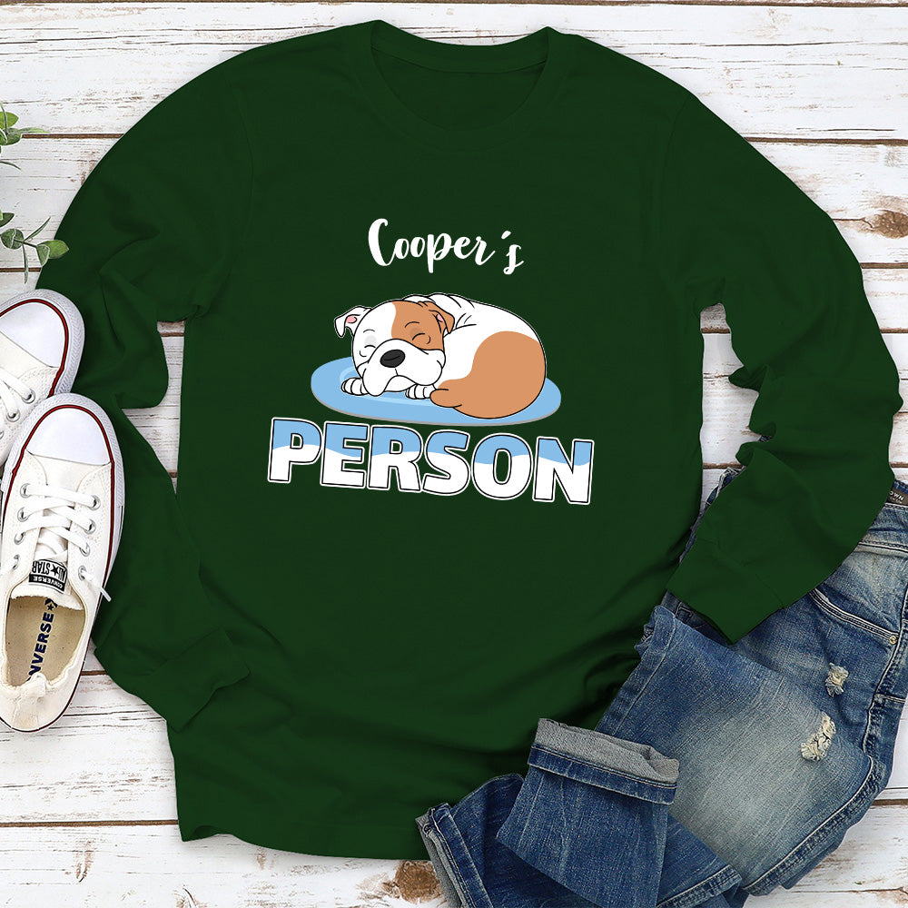 Person Of Fur Kids Personalized Pet Parent Life Custom Unisex Long Sleeve Shirt