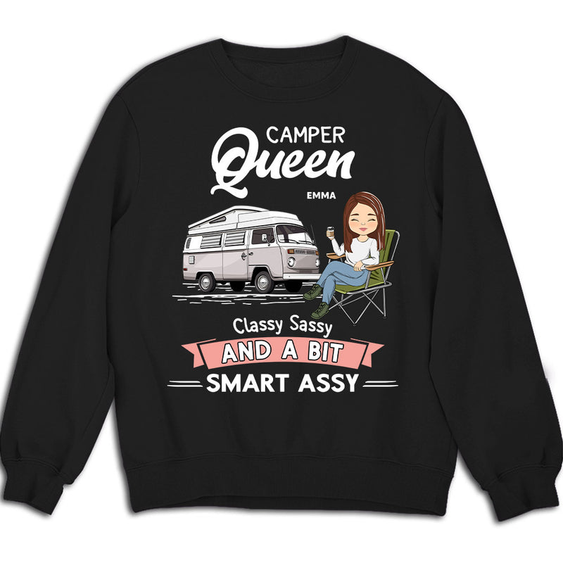 Camper Queen - Personalized Custom Sweatshirt