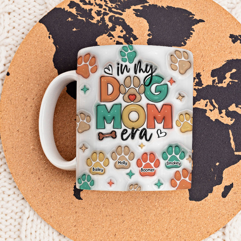 Dog Mom Era - Personalized Custom Coffee Mug