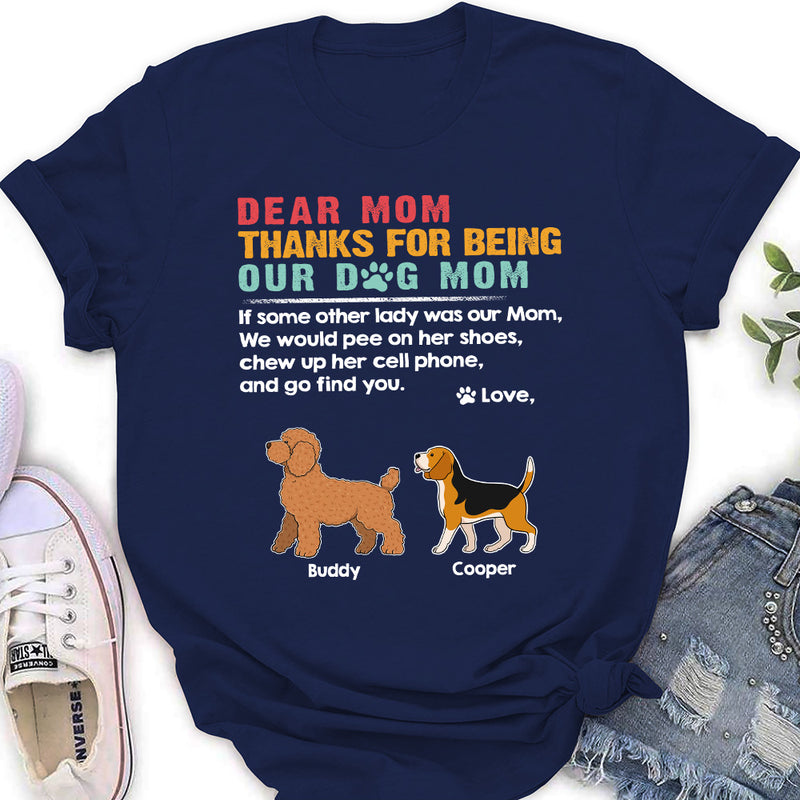 Dear Mom Mum - Personalized Custom Women&