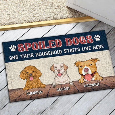 Spolied Dog - Personalized Custom Doormat