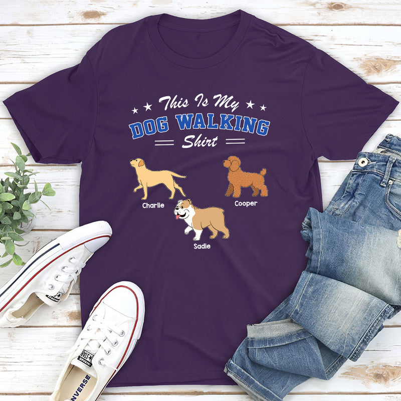 Dog Walking - Personalized Custom Unisex T-shirt