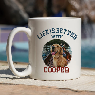 Retro Life Is Better - Personalized Custom Coffee Mug