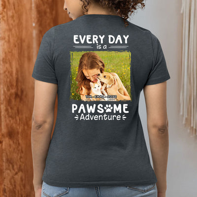 Pawsome Adventure Photo - Personalized Custom Women's T-shirt