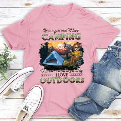 Camping Lover - Personalized Custom Unisex T-shirt