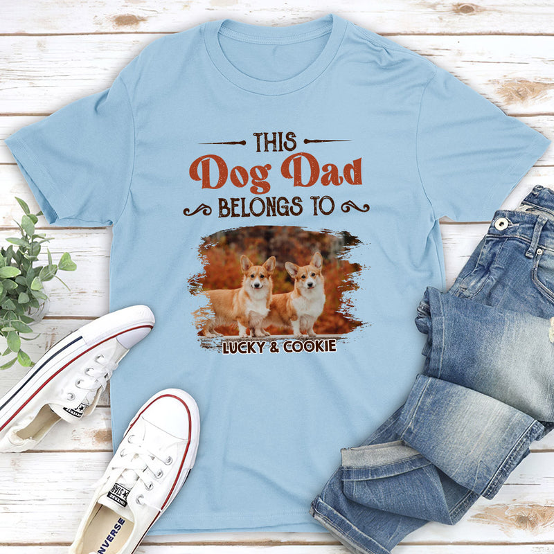 Mom Dad Belong To - Personalized Custom Unisex T-shirt