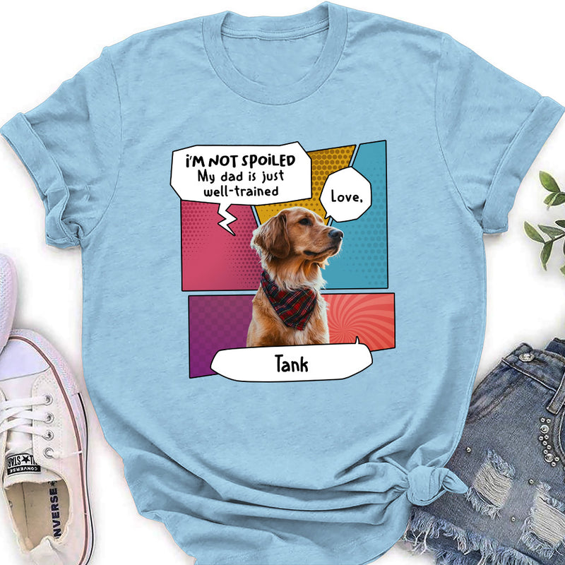 Pop Art Spoiled Dog - Personalized Custom Women&