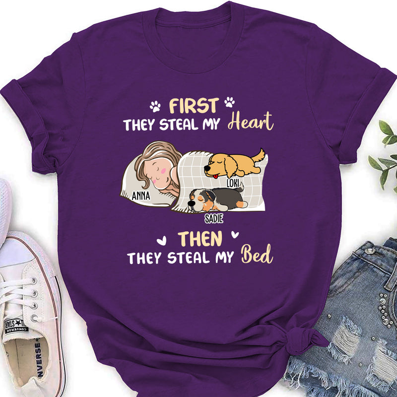 Dog Steal My Bed - Personalized Custom Women&