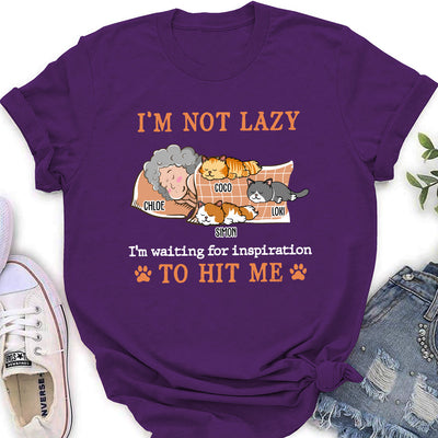 I'm Not Lazy - Personalized Custom Women's T-shirt