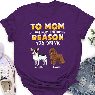 From Reason You Drink - Personalized Custom Women's T-shirt