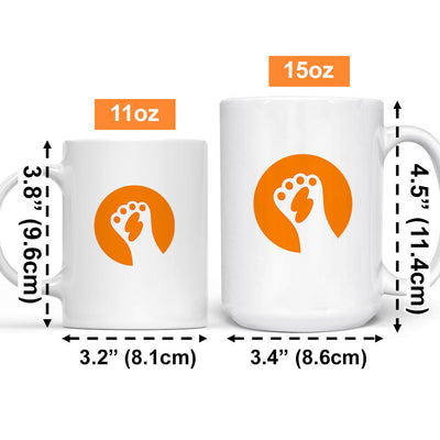 You Left Paw Prints - Personalized Custom 3D Inflated Effect Mug