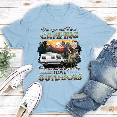 Camping Lover - Personalized Custom Unisex T-shirt
